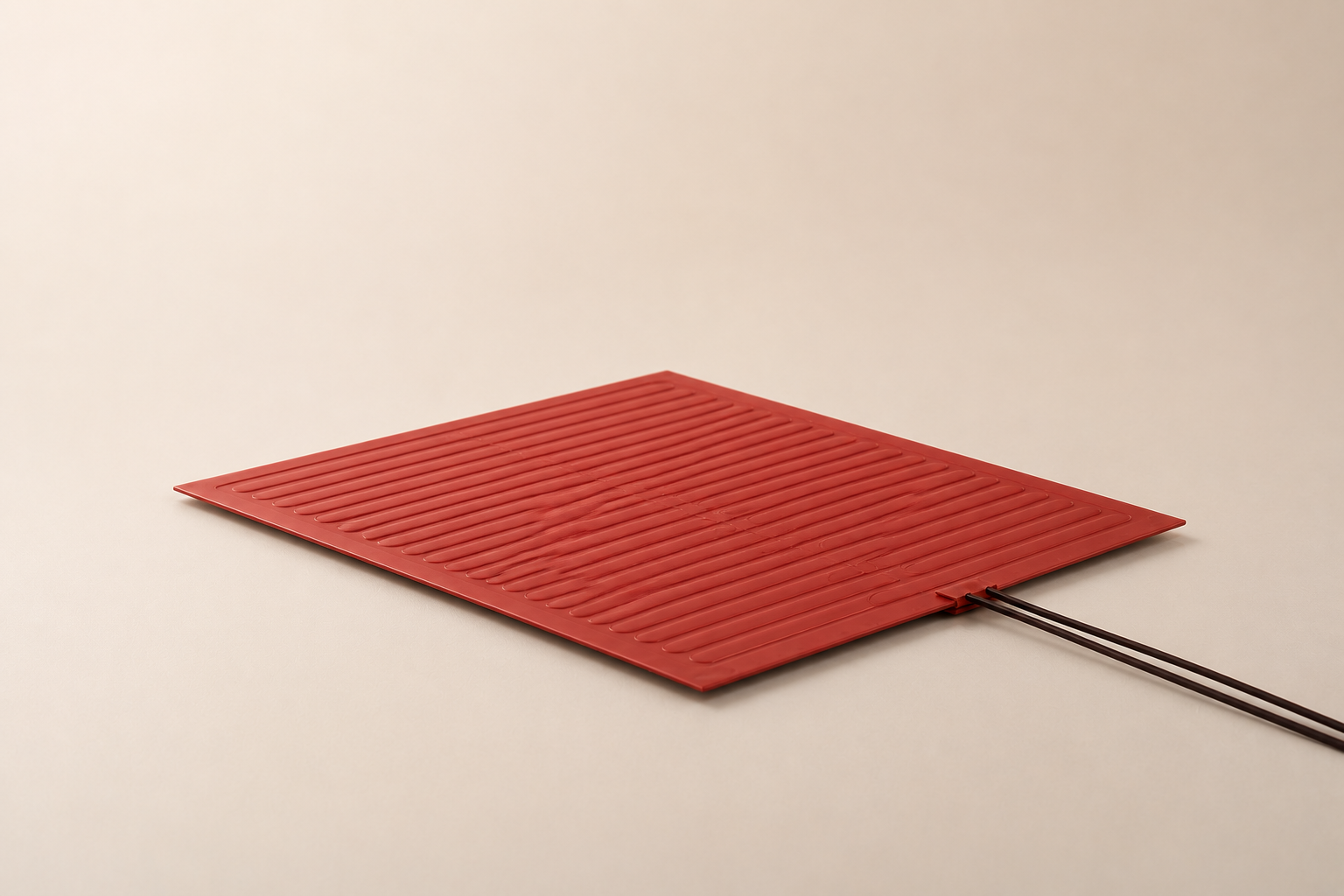 Custom silicone flexible heater with etched-foil circuit — Elmat Srl